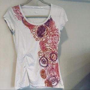 Athleta long graphic tee